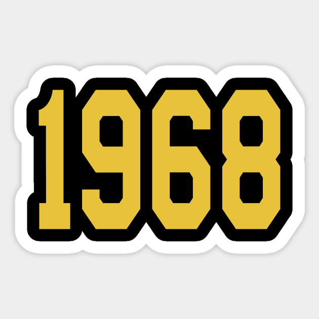 Atlanta 1968 Sticker by grekhov